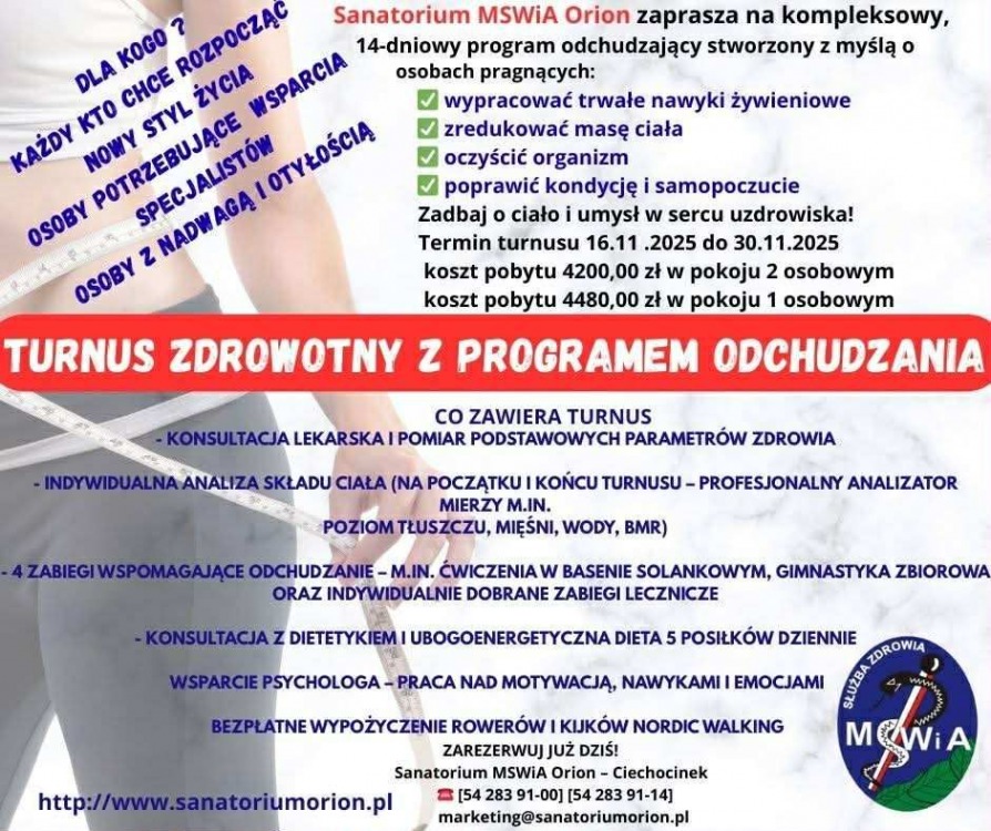 TURNUS ODCHUDZAJĄCY